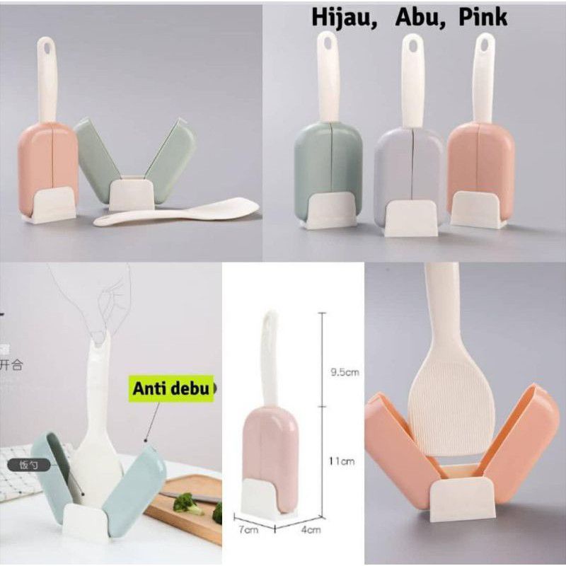 SENDOK / CENTONG NASI HOLDER COVER ALA KOREA MURAH TERBARU