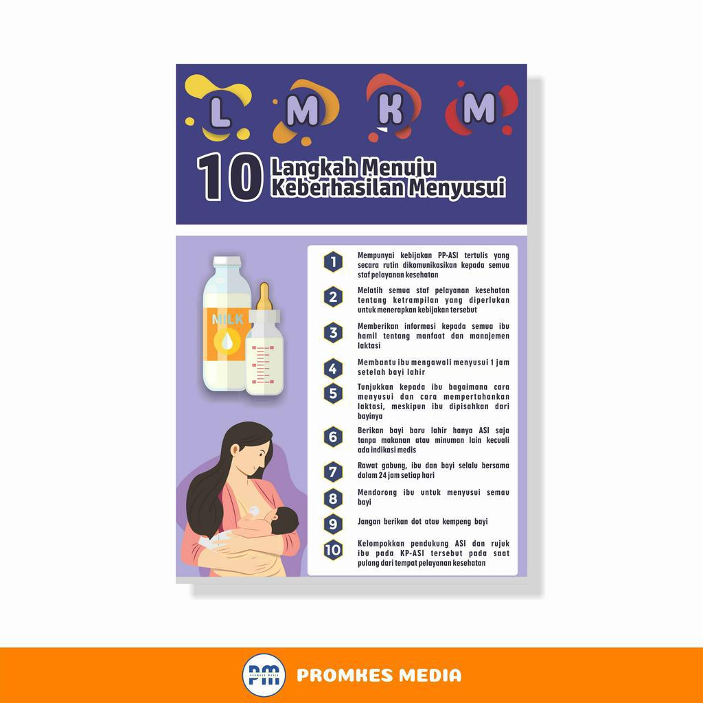 

Poster, Poster Kesehatan, Poster 10 LMKM, Menyusui, ASI