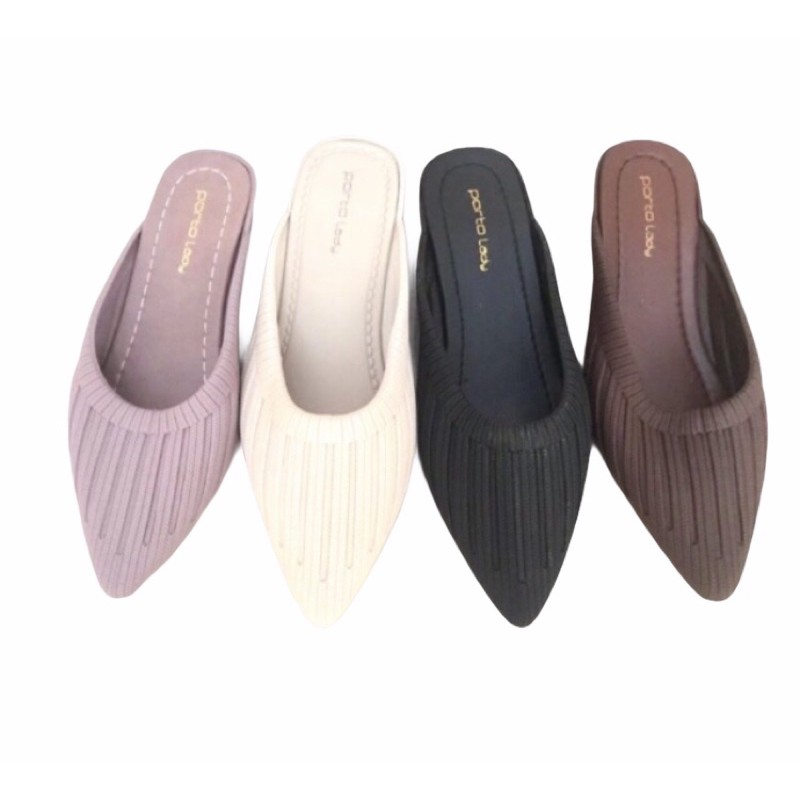 Sandal Sepatu Mules Jelly Wanita Porto Lady Size 36-40 - SSE