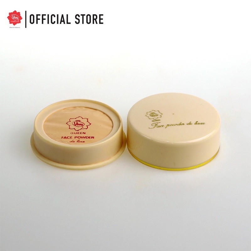 Viva Queen Face Powder de Luxe (Viva Bedak Doos Queen Baru)