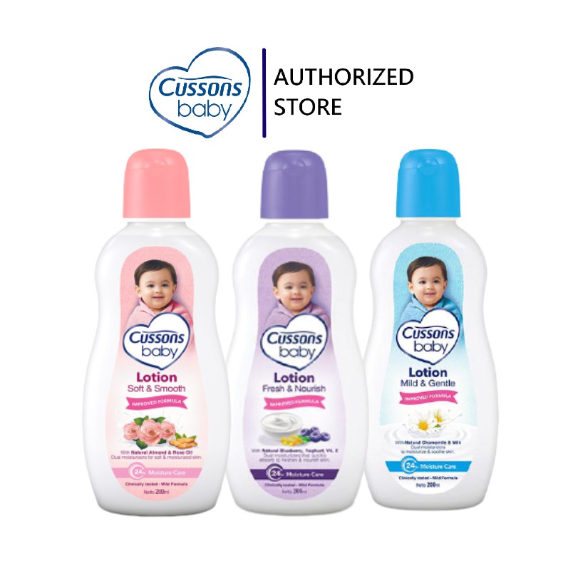 Cussons Baby Lotion 200ML / Lotion Tubuh Bayi / Lotion Bayi/Perawatan Kulit Bayi