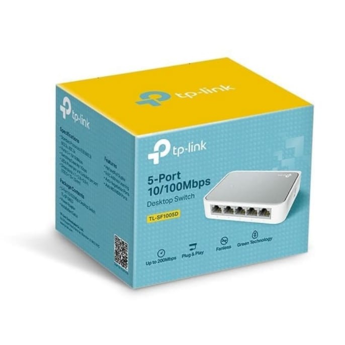 Tp-Link Desktop Switch Hub TL-SF1005D 5-PORT 10/100Mbps