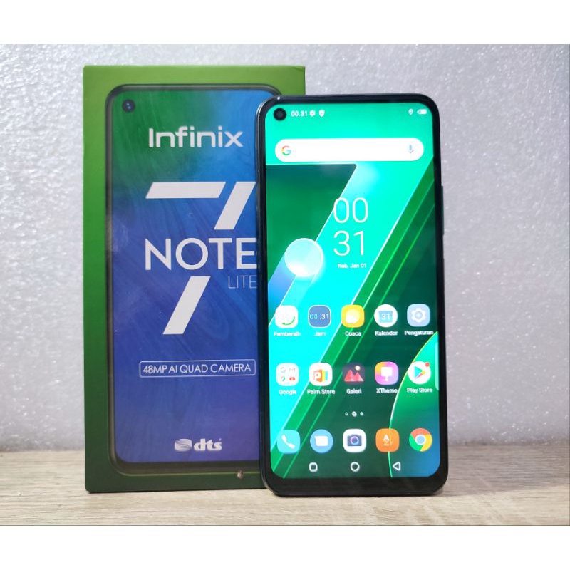 infinix Note 7 Lite Ram 4GB Rom 64GB second
