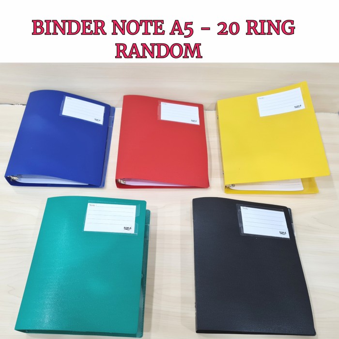 

Lucu Binder Note Bul A5 Kecil Random Murah