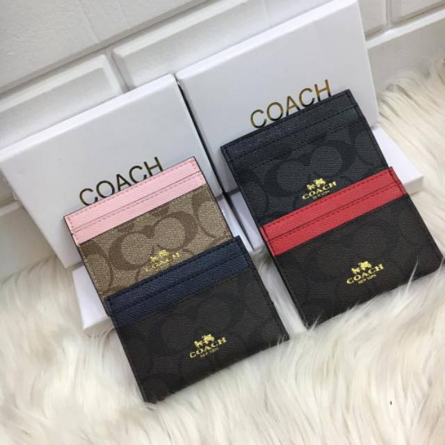 Coach card holder