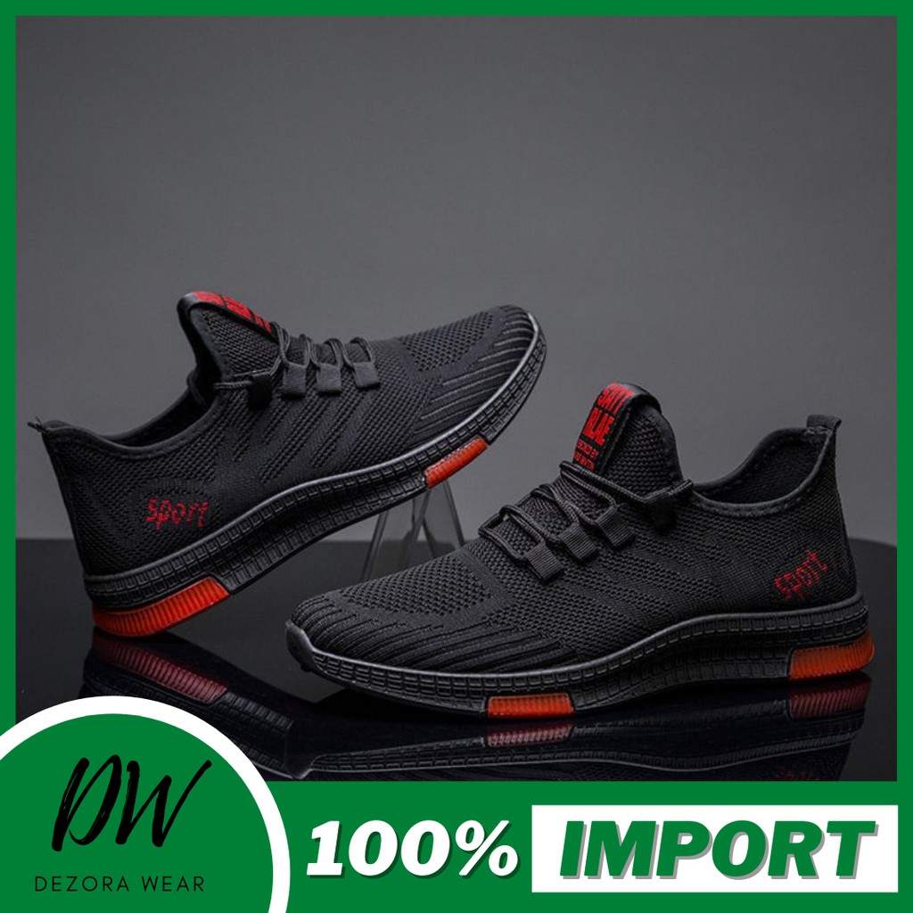 Sepatu Olahraga Running Pria Lari Keren Sepatu Sneakers Kets Pria Original 100% Import Fearless