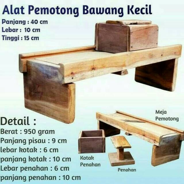 PARUTAN SERBA GUNA / PARUTAN BAWANG / PARUTAN KENTANG DARI KAYU