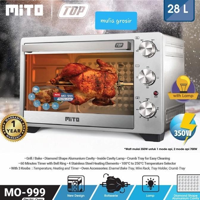 ] Oven Mito Mo 999 28L / Oven Listrik Mito 999 28L