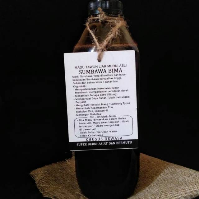 

Madu Hitam sumbawa premium kemasan 1 liter