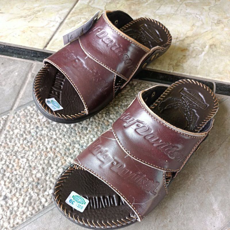 Sandal harley  kulit asli harga murah ga murahan