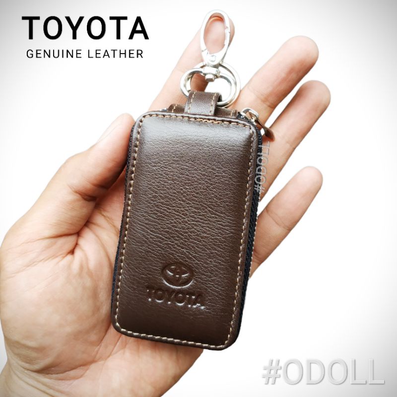 Dompet Stnk Mobil Toyota Kulit Asli Model Resleting