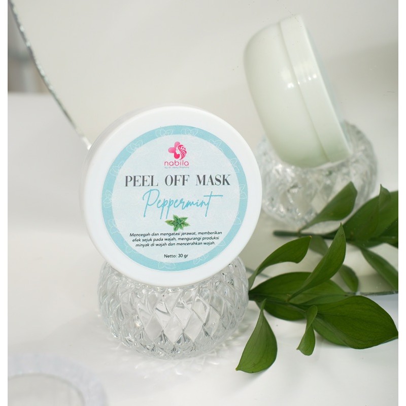 PEEL OFF MASK PAPPERMINT 30 GR | NABILA | NABILA SKINCARE | NABILASKINCARE