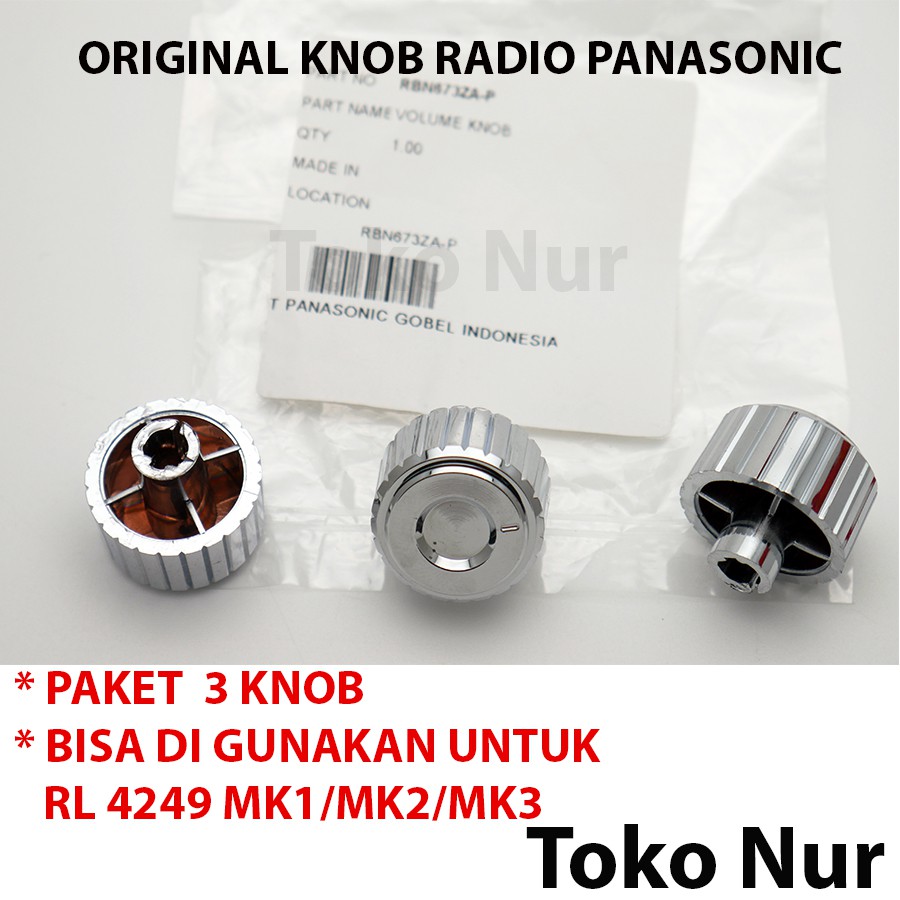 3 unit KNOB RADIO PANASONIC RL 4249 MK ORIGINAL