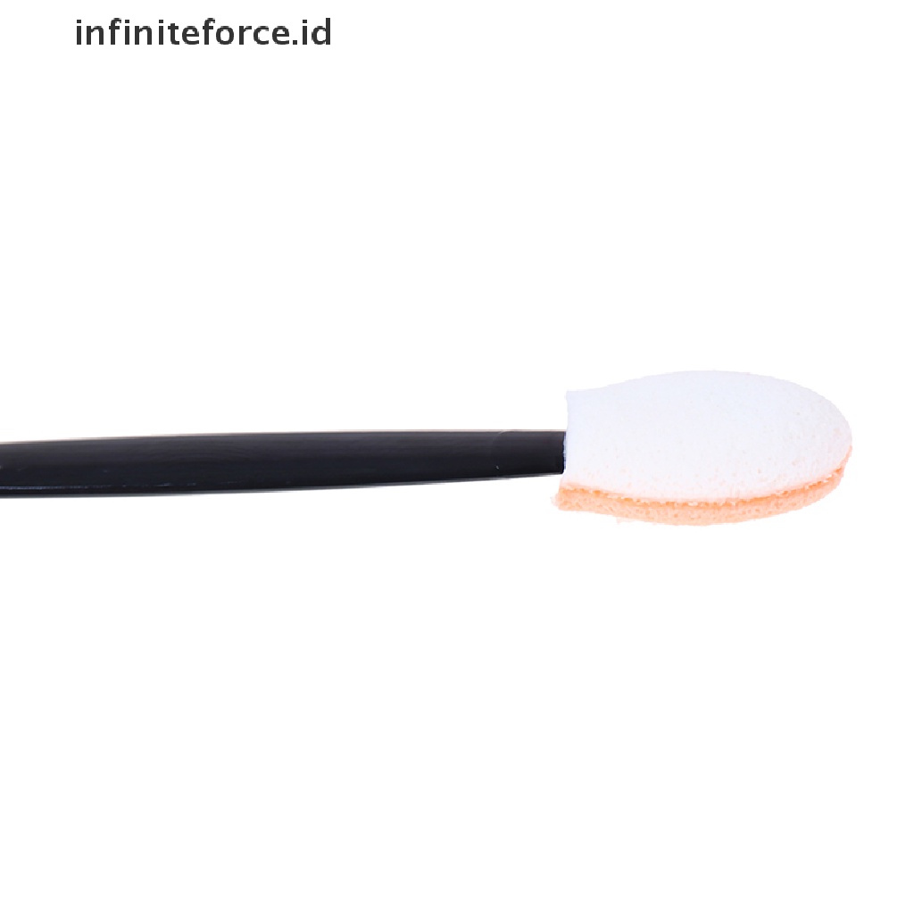 (Infiniteforce.Id) 100pcs / Set Brush Makeup Sekali Pakai Untuk Eyeshadow