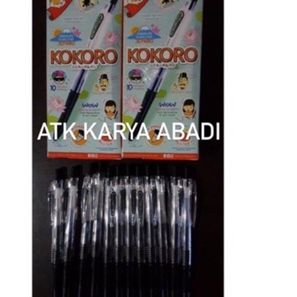 

Trend KML-121.☛ Pen Zebra Kokoro 0.5 Black ( 1 Lusin ) / Pulpen Kokoro warna hitam 1 pack isi 12 pcs