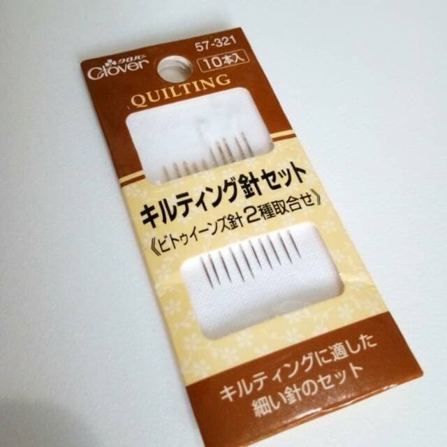 PROMO CLOVER QUILTING NEEDLE SET NO. 9MDAN 12 (57-321) JARUM QUILTING