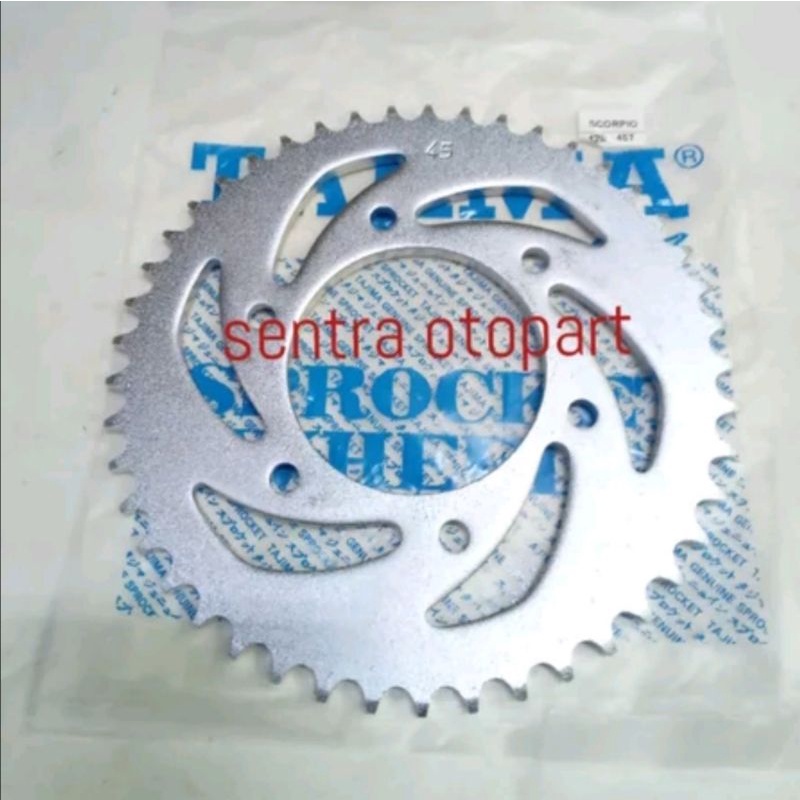 Gir gear belakang vixion scorpio byson r15 old 45 428 tajima