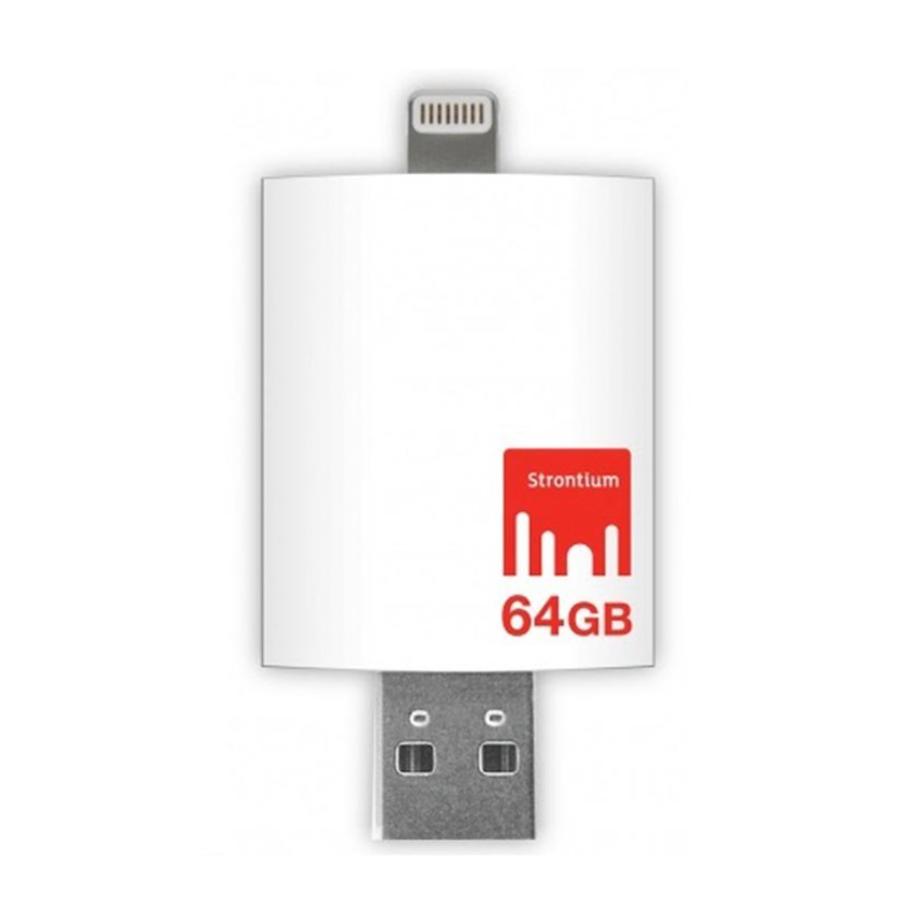 Strontium Nitro iDrive 64GB USB 3.0 - 85MB/s For iPhone/iPad - 700229