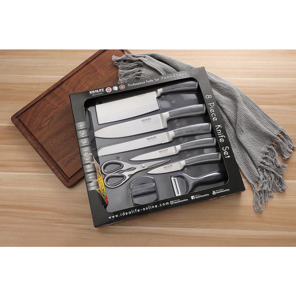 Idealife Perlengkapan Pisau Gunting Dapur - Professional Knife Set IL-163S / IL 163 S