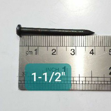 Paku Tembok 1-1/2&quot; / Paku Beton Hitam Harga Per Kotak (D4198)