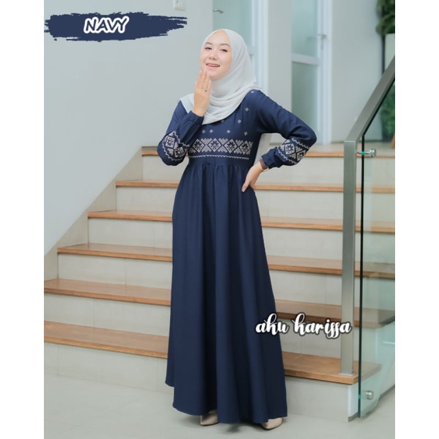 READY STOK GAMIS DZIFA DRESS PREMIUM SHAKILA GAMIS BORDIR TERLARIS BAJU GAMIS WANITA REMAJA
