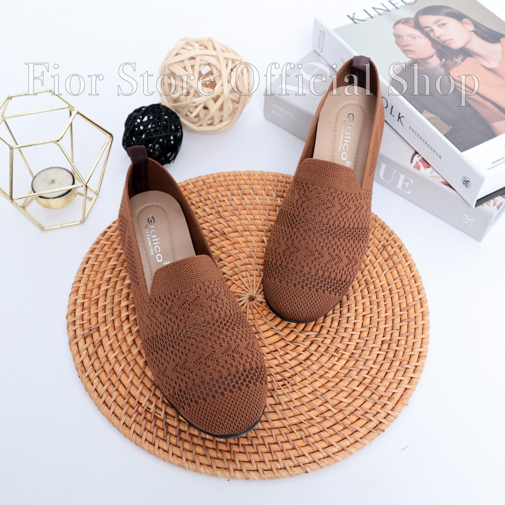 GRATICA Laceknit Loafers Ballet Flat DR 40 - Fior Store