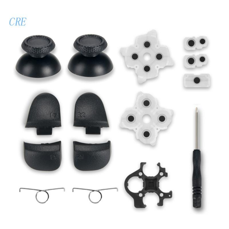 Cre Tombol Analog L1-R1 L2-R2Trigger 3D Bahan Karet Tahan Lama Untuk PS5