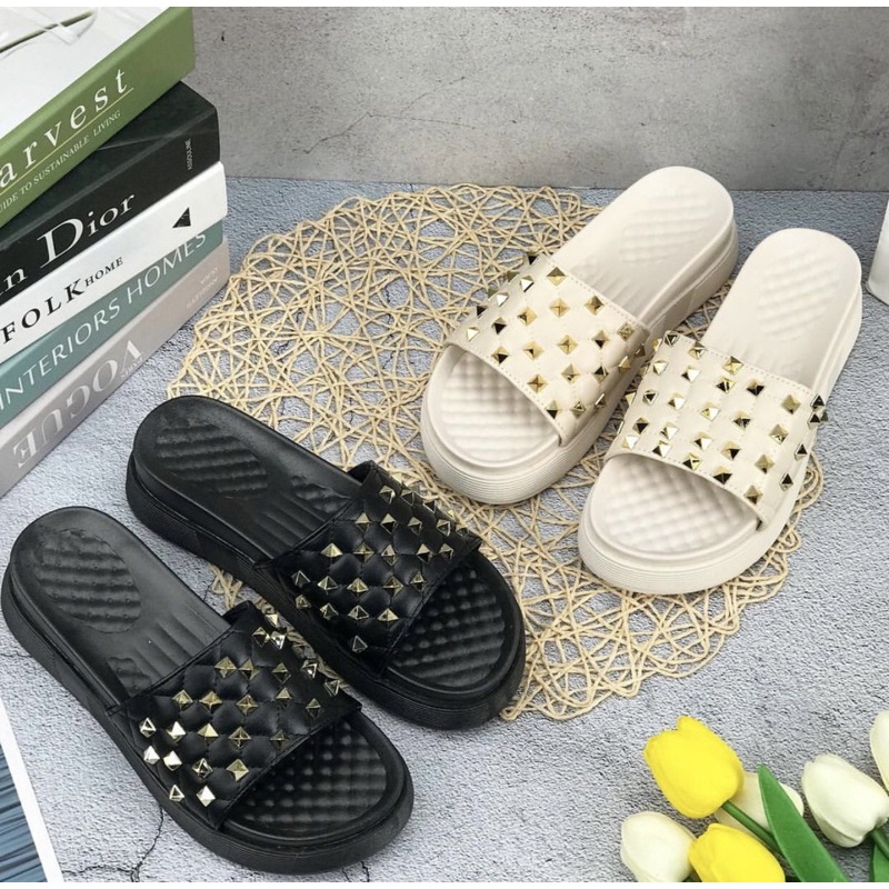 wedges F992 sendal wanita import realpict