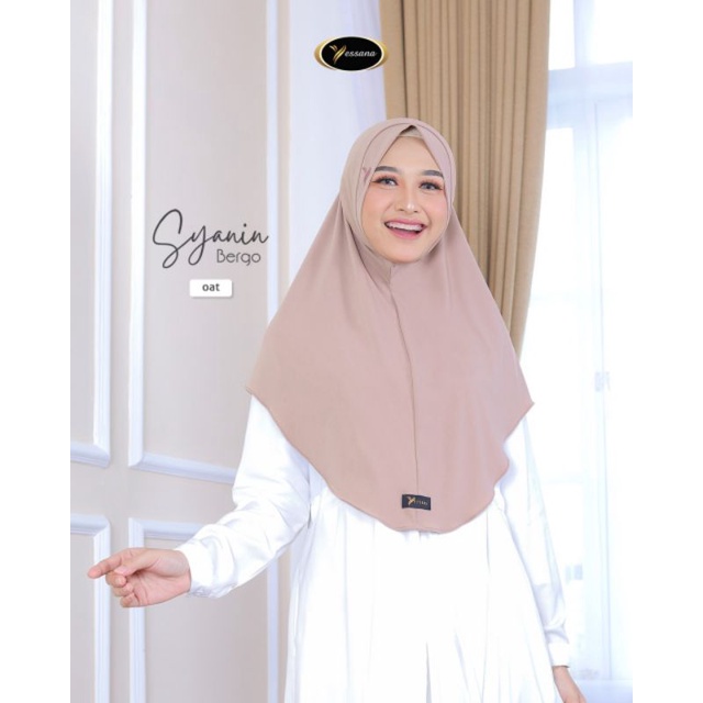 (BISA COD) JILBAB INSTAN POLOS / BERGO SYANIN YESSANA-2