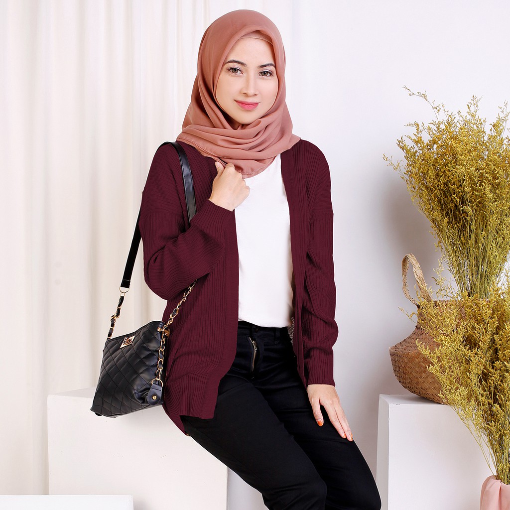 OKECHUKU Cardigan Berska Cardigan Wanita Outer Wanita OKECHUKU Cardigan Berska Cardigan Wanita Outer Wanita