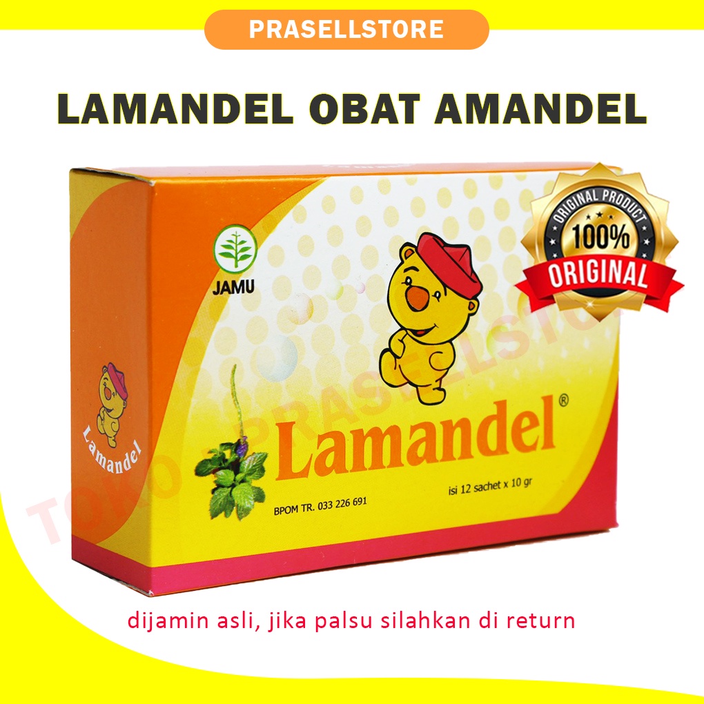 Lamandel Obat Amandel Kemasan Kotak 100% Original