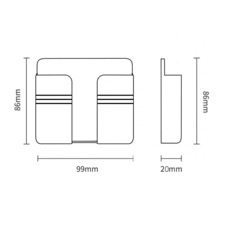 HOLDER HP TEMPEL DINDING