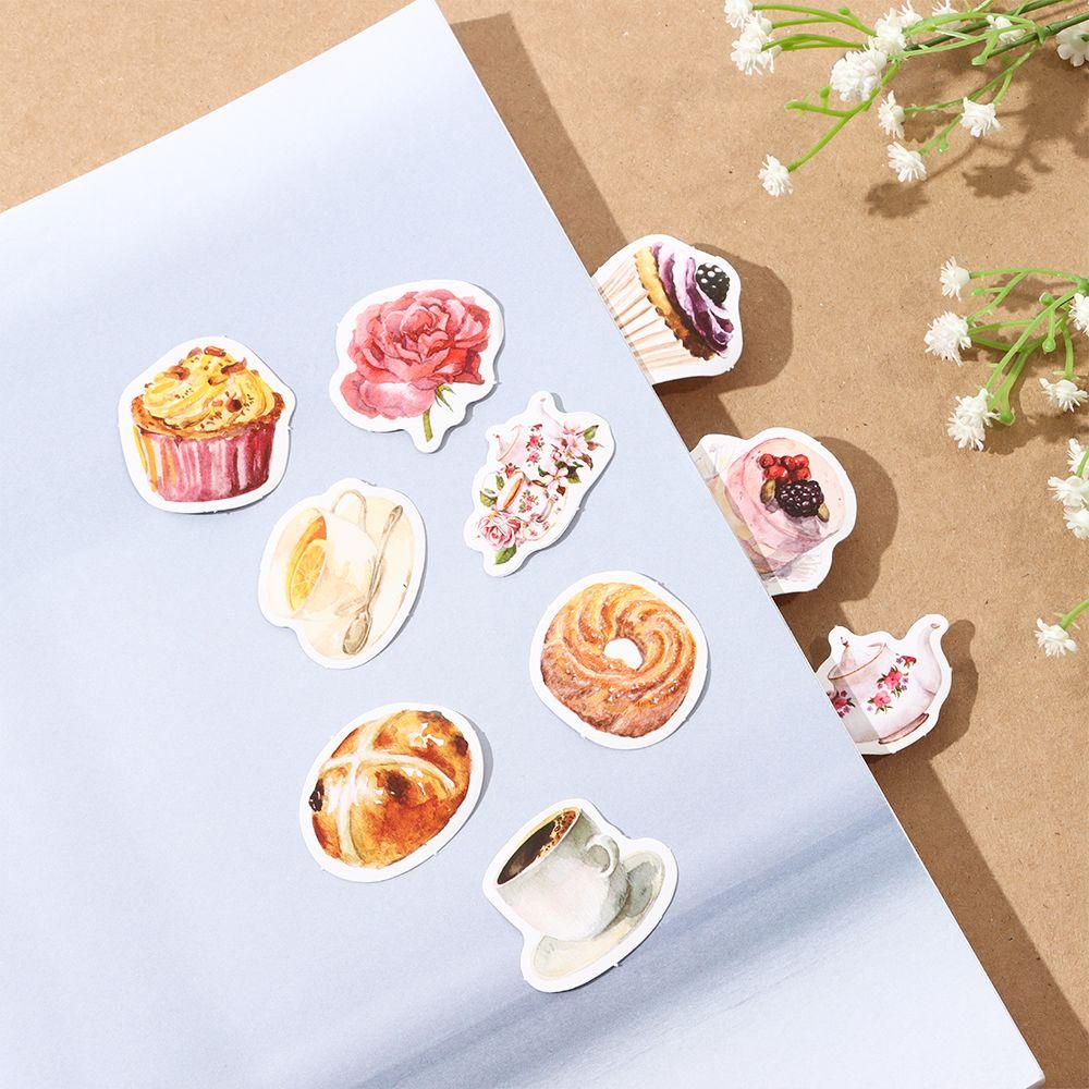 Nanas Self-adhesive Stiker Label DIY Kue Dessert Tangan Akun