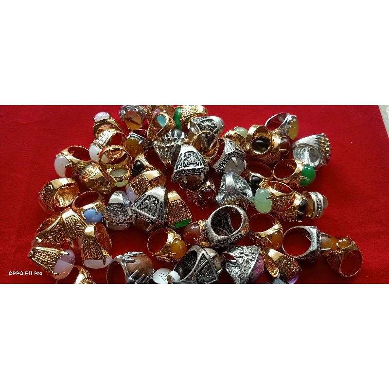 PROMO Cincin batu akik/batu alam/batu asli