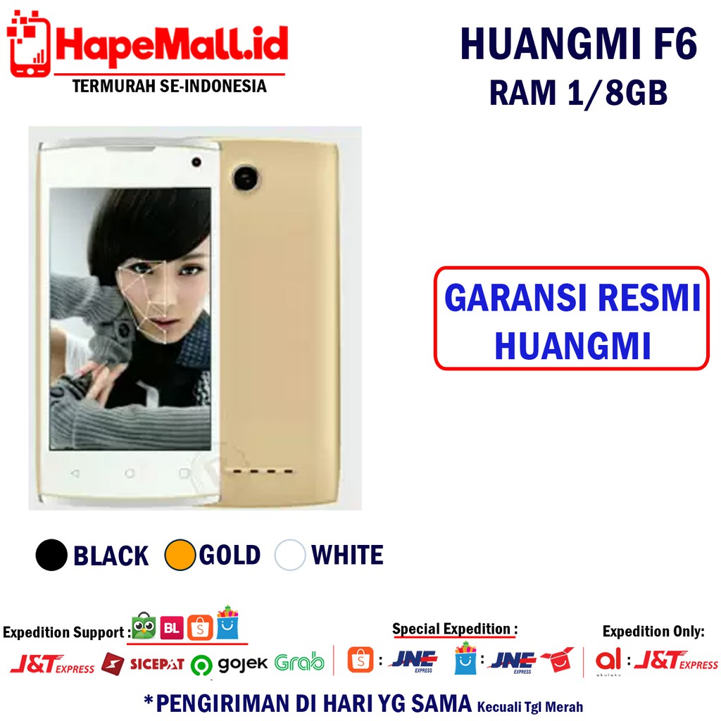 HUANGMI F6 GO 4G RAM 1/8 GB GARANSI RESMI HUANGMI INDONESIA TERMURAH