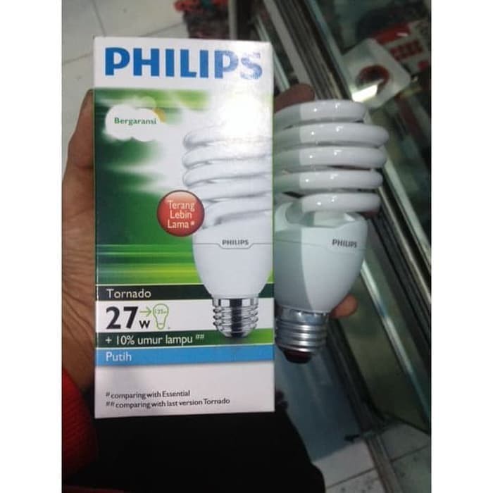 Lampu Spiral Philips Tornado 5W 8W 12W 15W 20W 24W 27W