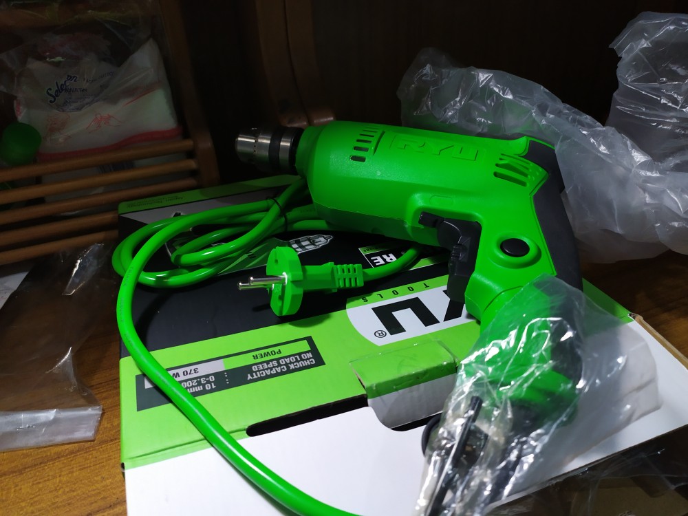 Original Mesin Bor Listrik 10 Mm Tekiro Ryu Bor Besi Kayu Alumunium