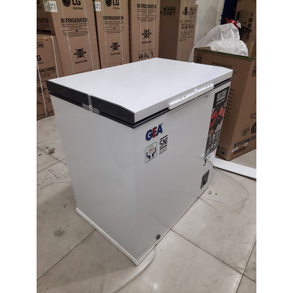 GEA AB 208 R CHEST FREEZER BOX 208 L LEMARI PEMBEKU 210 LITER