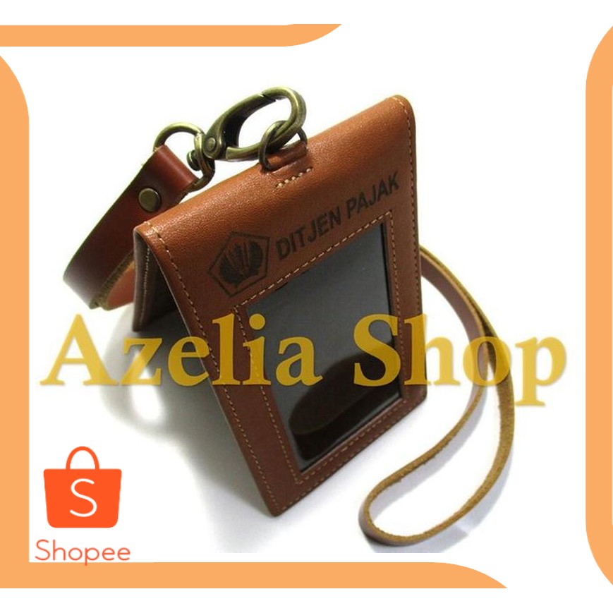 

Unik last stok id card holder kulit logo DITJEN PAJAK-asli full kulit-nam Limited