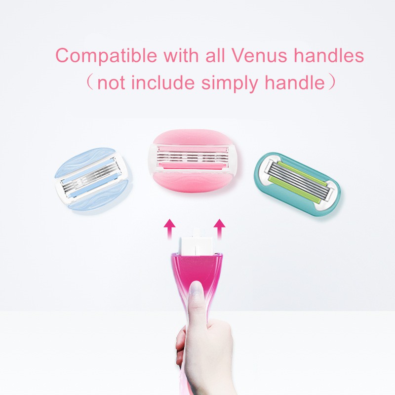 Gillette Venus Shaver Epilator Cukur Silet Gagang Trimmer Spa Breeze Pink Lady Untuk Anak Perempuan Set Cukur Rambut Wajah/Tubuh