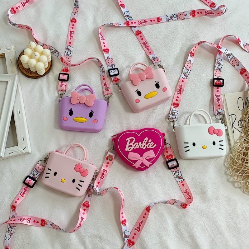 Tas Selempang Mini Jelly Anak Baby Karakter Lucu Murah