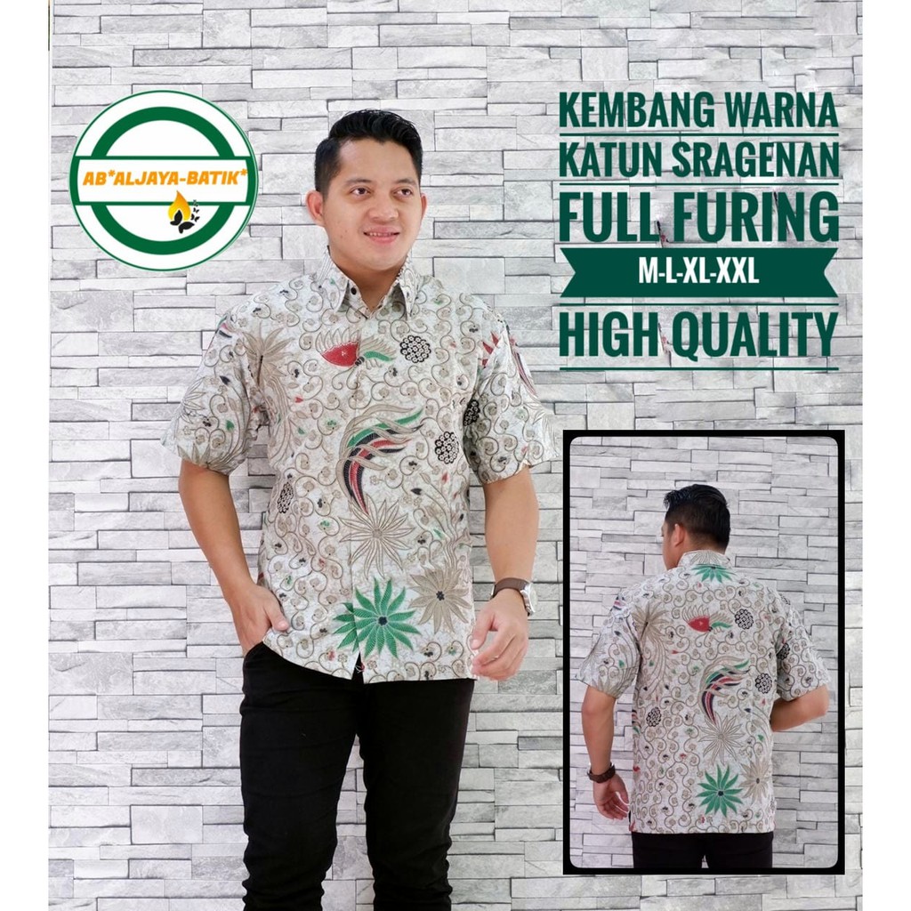 KEMBANG WARNA BAJU kemeja batik pria lengan panjang terbaru ORIGINAL batik pria lengan paNJANG