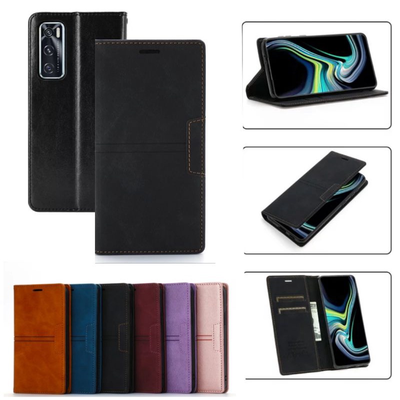vivo Y20 / vivo Y20i/vivo Y20s / vivo Y20S G/vivo Y12s Flip case magnet wallet leather cover sarung kulit lipat