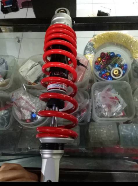 RIZOMA SHOCKBREAKER BEAT SCOOPY MIO FINO XEON VARIO DLL MODEL Z SERIES FULL CNC / SHOCK BELAKANG MIO