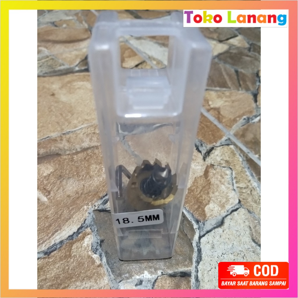 

TWL- 18.5mm HOLE SAW CUTTER DRILL BIT CARBIDE TIP UNTUK KAYU DAN BESI HOLE CUT