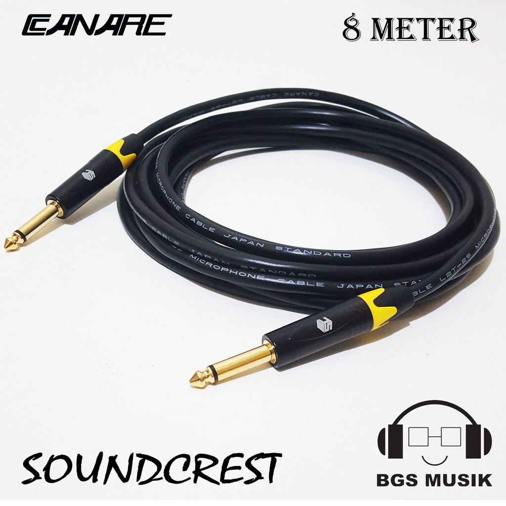 Kabel Jack Gitar Canare Panjang 8m