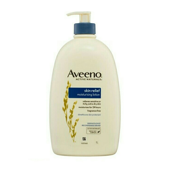 Aveeno Skin Relief Moisturising Lotion 1000Ml 1 Litre Liter