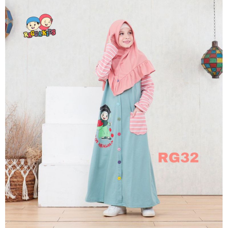 Baju muslim Raggakids Gamis Anak RG32 1-13 tahun RG61