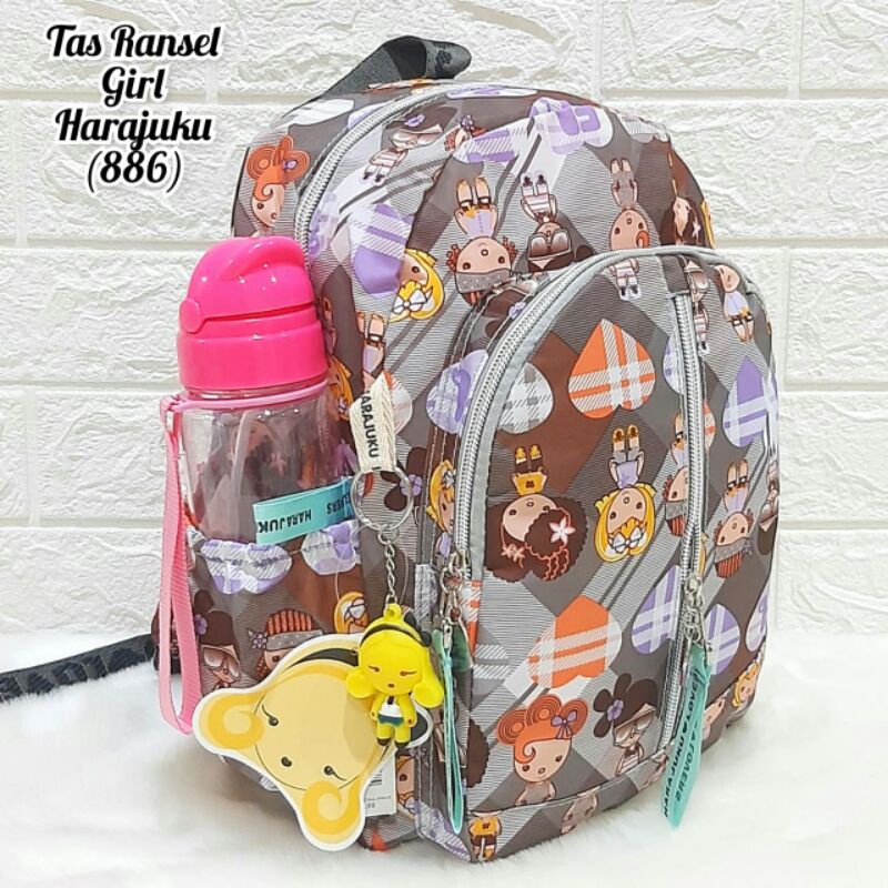 Tas Ransel Harajuku Tas Ransel Sekolah Tas Anak Perempuan Tas Ransel Anak  Tas Ransel Motif