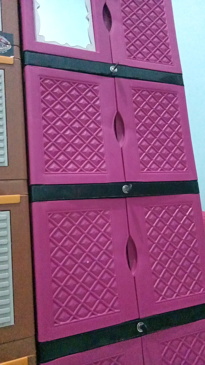 Lemari Plastik Aquose Mini Ssn 4 Plus Kaca